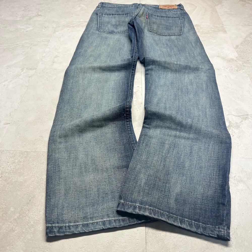 Levi's 514 Slim Straight Jeans Blue Men Size 26x26 Cotton Denim Y2K
